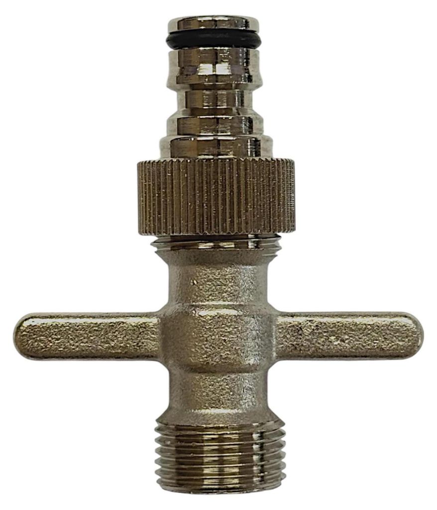 BieTal® Reinigungs Spül Adapter 5/8 Zoll Flügelgriff Produktbild 