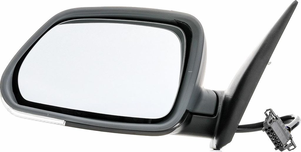 RIDEX 50O0293 Außenspiegel Seitenspiegel Links für SKODA Octavia II Combi (1Z5) Asphärisch Beheizt