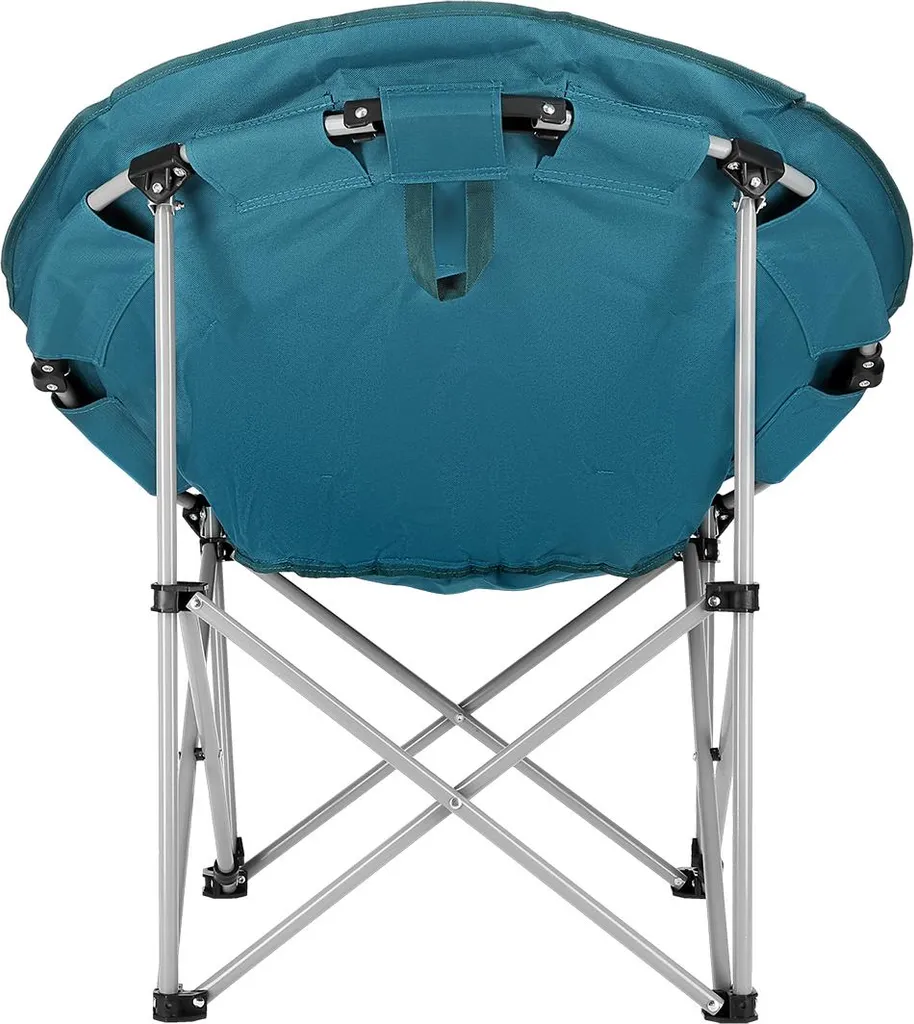 Chaise de camping NC3070 NILS Camp bleu - Structure acier compacte et 600D