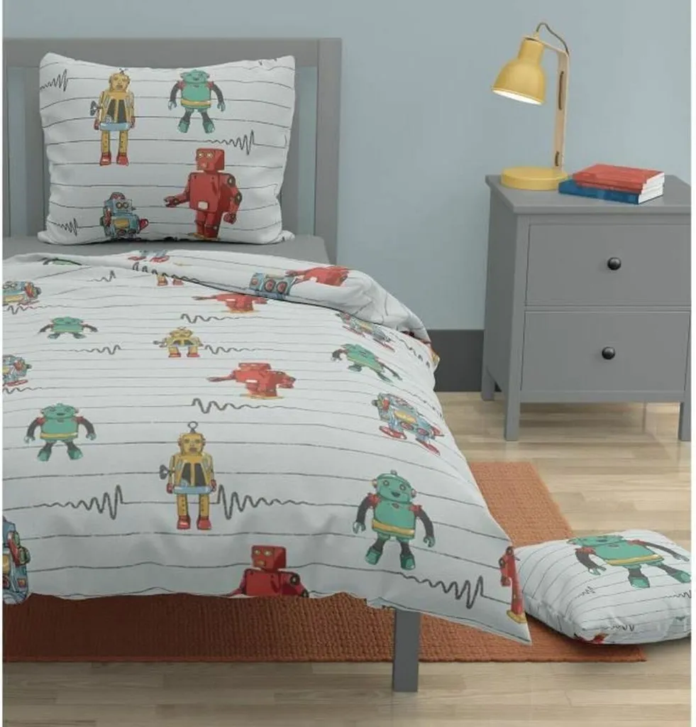 Aménager une chambre d'enfant avec la parure de lit coton 140x200 cm
