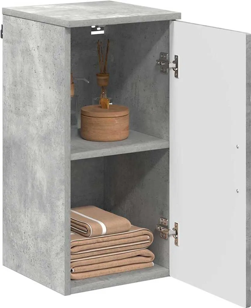 Mobiletto Sottolavabo Salvaspazio Grigio Cemento 30x61 cm | SYFAX Design - 2