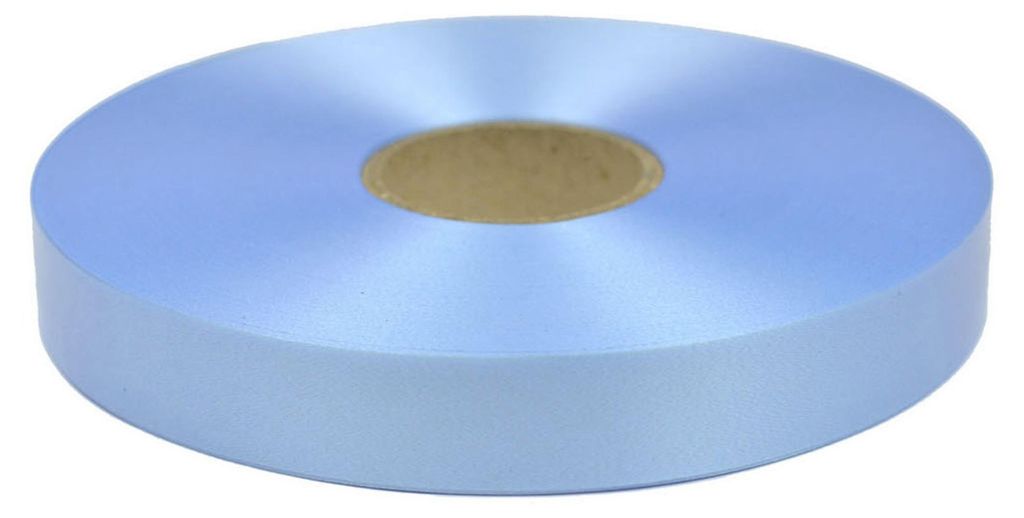 Geschenkband Ringelband 19mm x 100m Rolle Hellblau Produktbild 