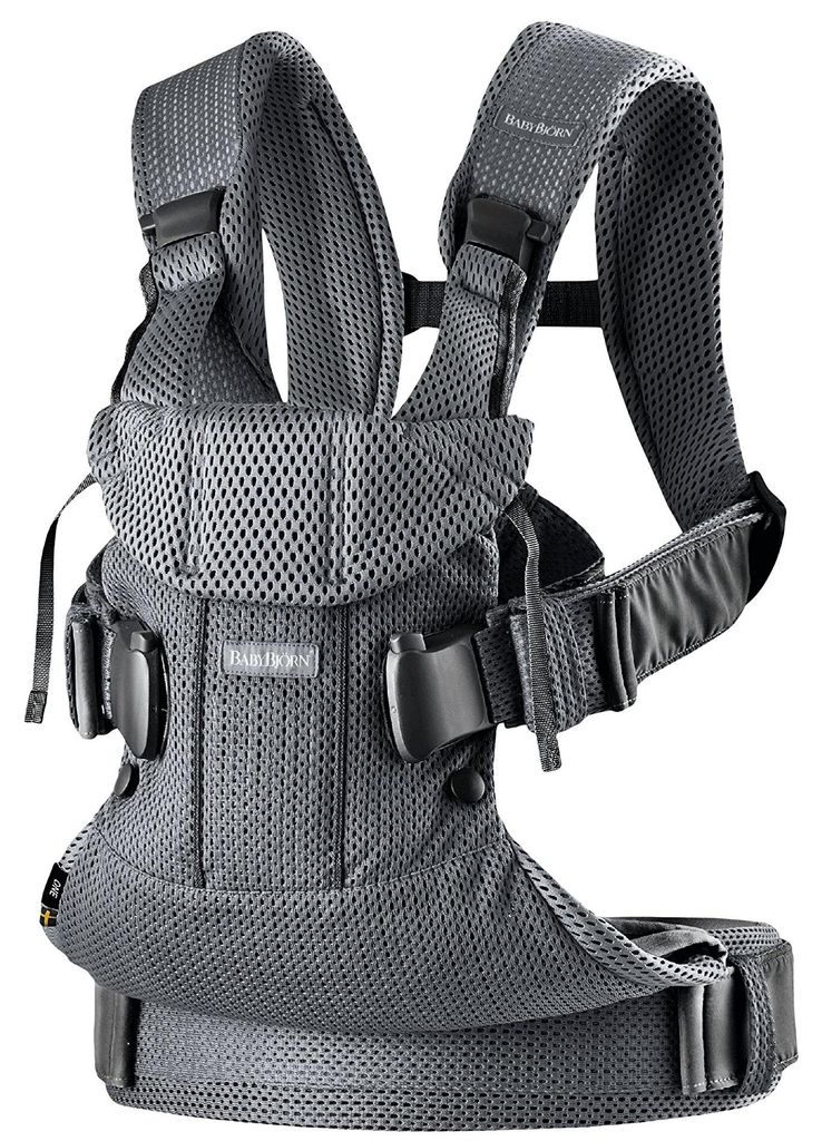Porte-bébé Babybjorn One Air 3D Mesh, Anthracite Image du produit 