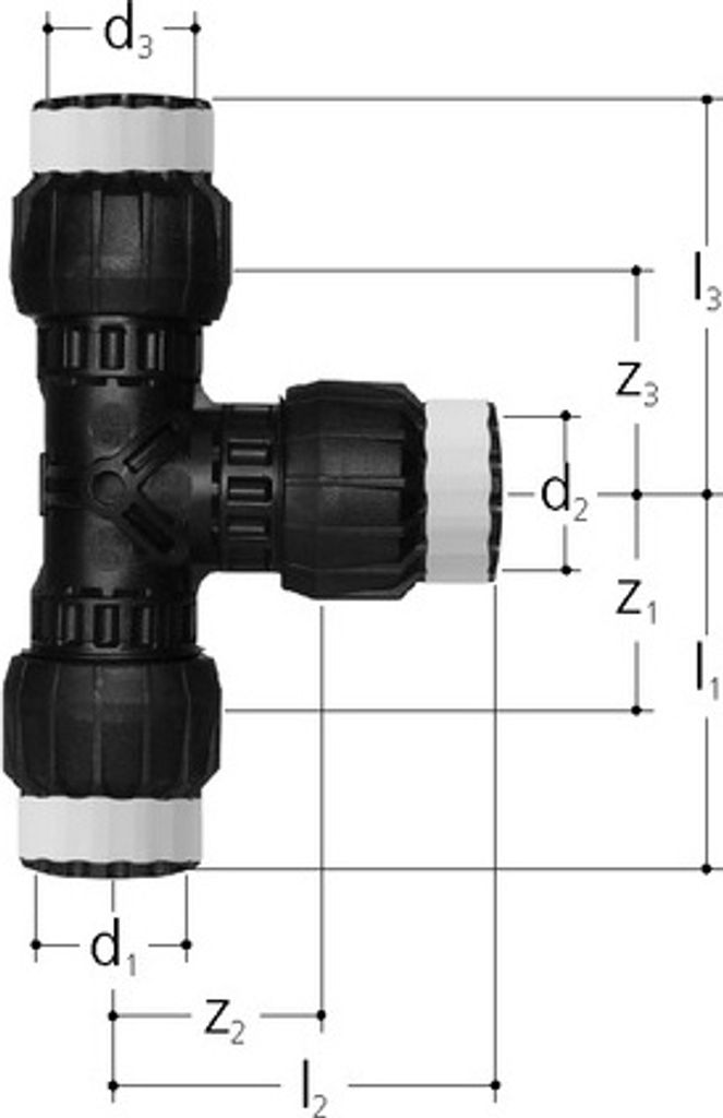 Sanipex MT-T-Stück 4650 16 x 16 x 16 mm