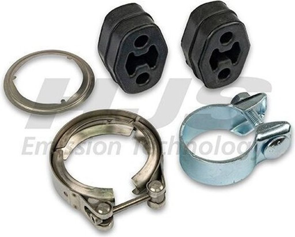 HJS Montagesatz Abgasrohr Montagesatz Abgasanlage 82 11 9256 Vorne für VW Polo Schrägheck (6R1, 6C1)