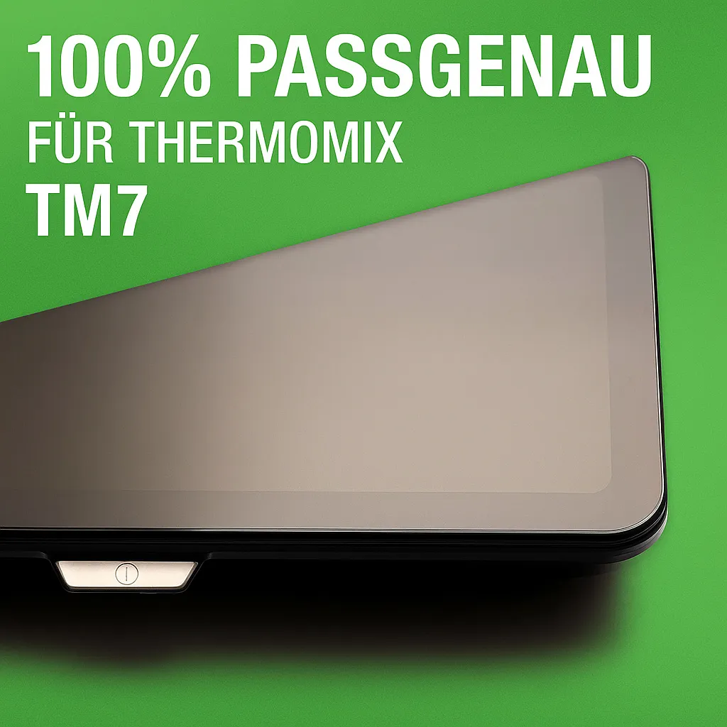 2X Pellicola protettiva in vetro per Vorwerk Thermomix TM7 Display Full 9H - 4