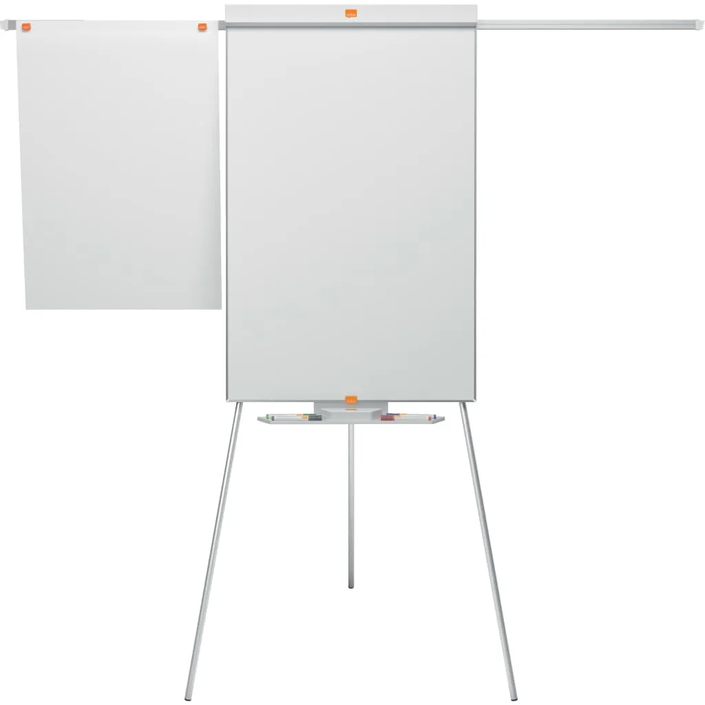 Nobo Flipchart Shark Tableau de Conférence Réglable Argent et Bleu - 5