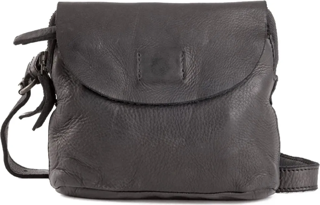 Sac Banane Submarine en Cuir Souple Noir avec Sangle Réglable Amovible