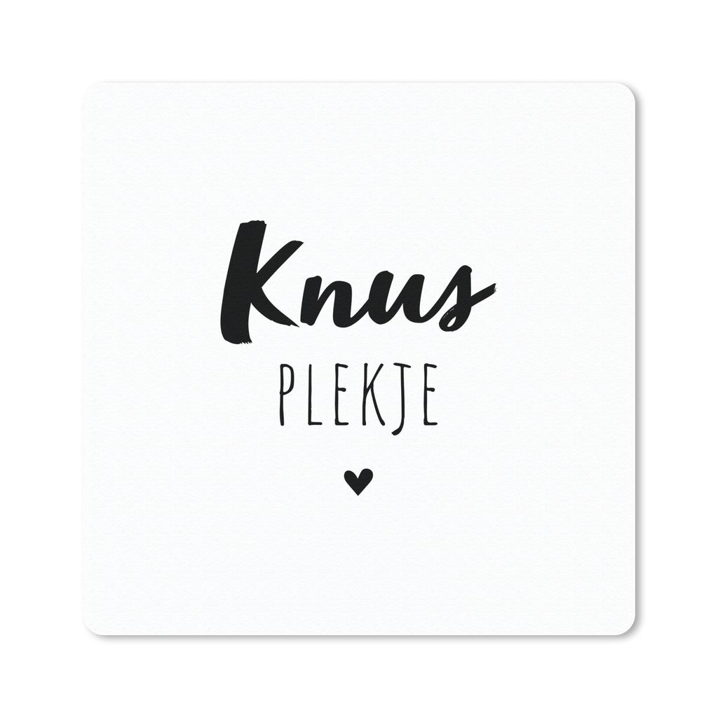 MuchoWow Mauspad Mousepad Zitate - Gemütliches Plätzchen - Garten - Text 20x20 cm - Mousepads - Maus Mat - Pad - Mausunterlage - Desk Mat - Bur...