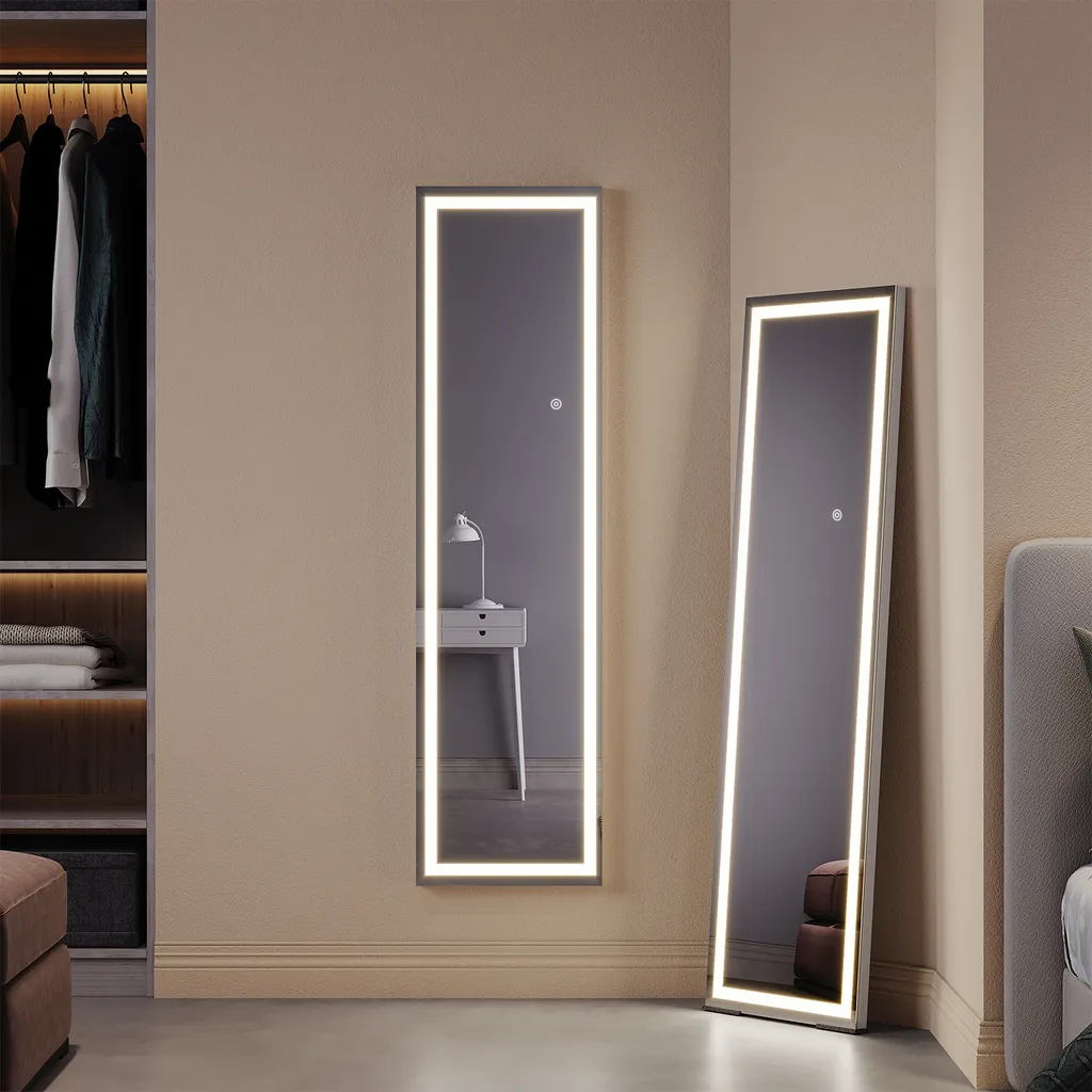 Miroir intégral LED anti-distorsion 150 cm pour un reflet parfait