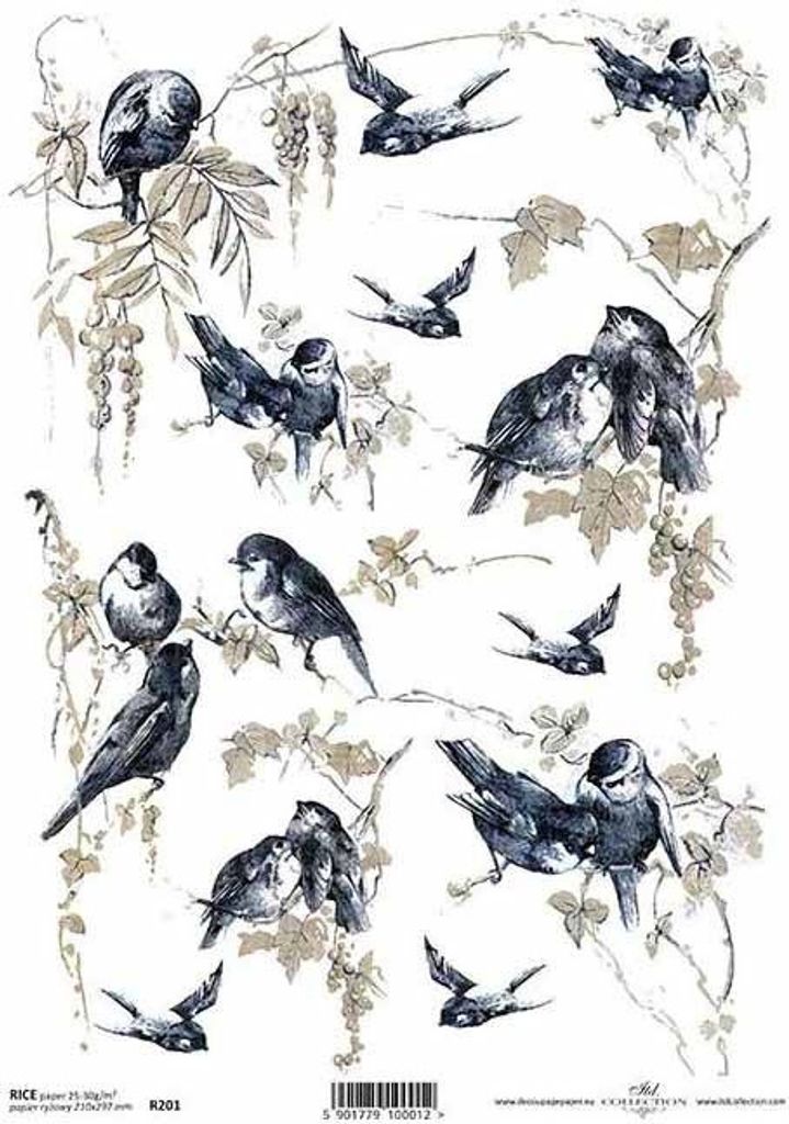 ITD Reispapier Decoupage Bastelpapier Softpapier Produktbild 