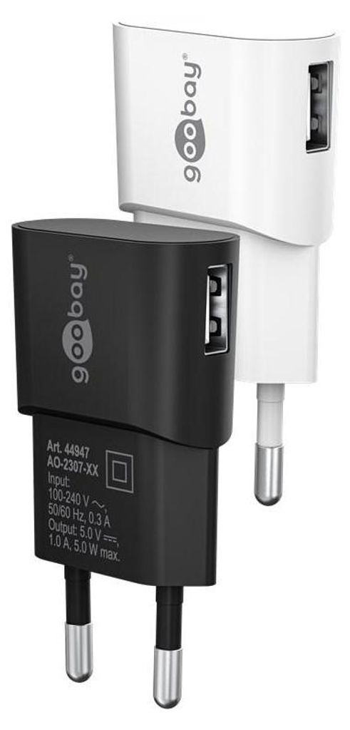 Goobay Chargeur USB (5 W) Blanc Image du produit 
