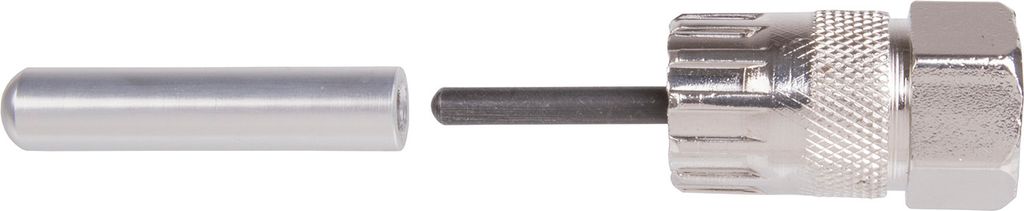 Kassettenzahnkranzabzieher >TW-D1<, Stahl, mit zusätzlichem 12 mm Führungsstift