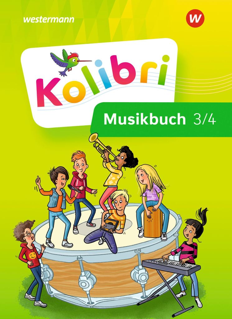 Kolibri 3 / 4. Musikbuch: Schulbuch. Allgemeine Ausgabe Produktbild 