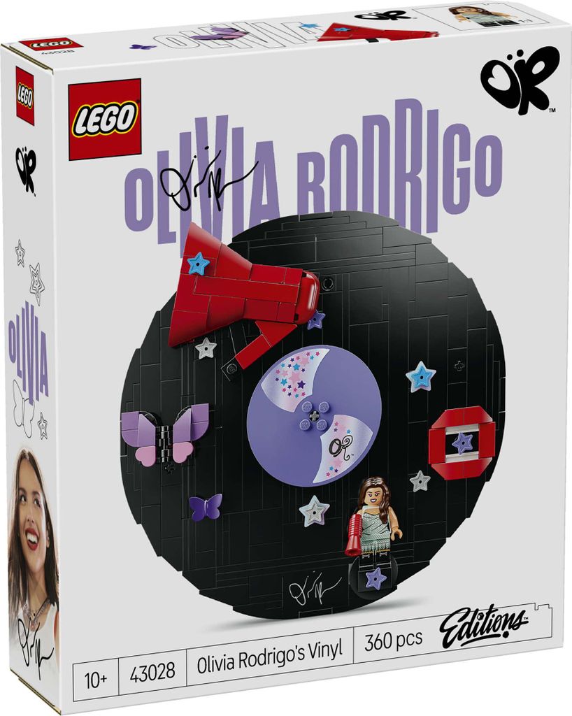 LEGO Editions Olivia Rodrigo vinylplaat - Speelgoedvinyl, Productafbeelding 