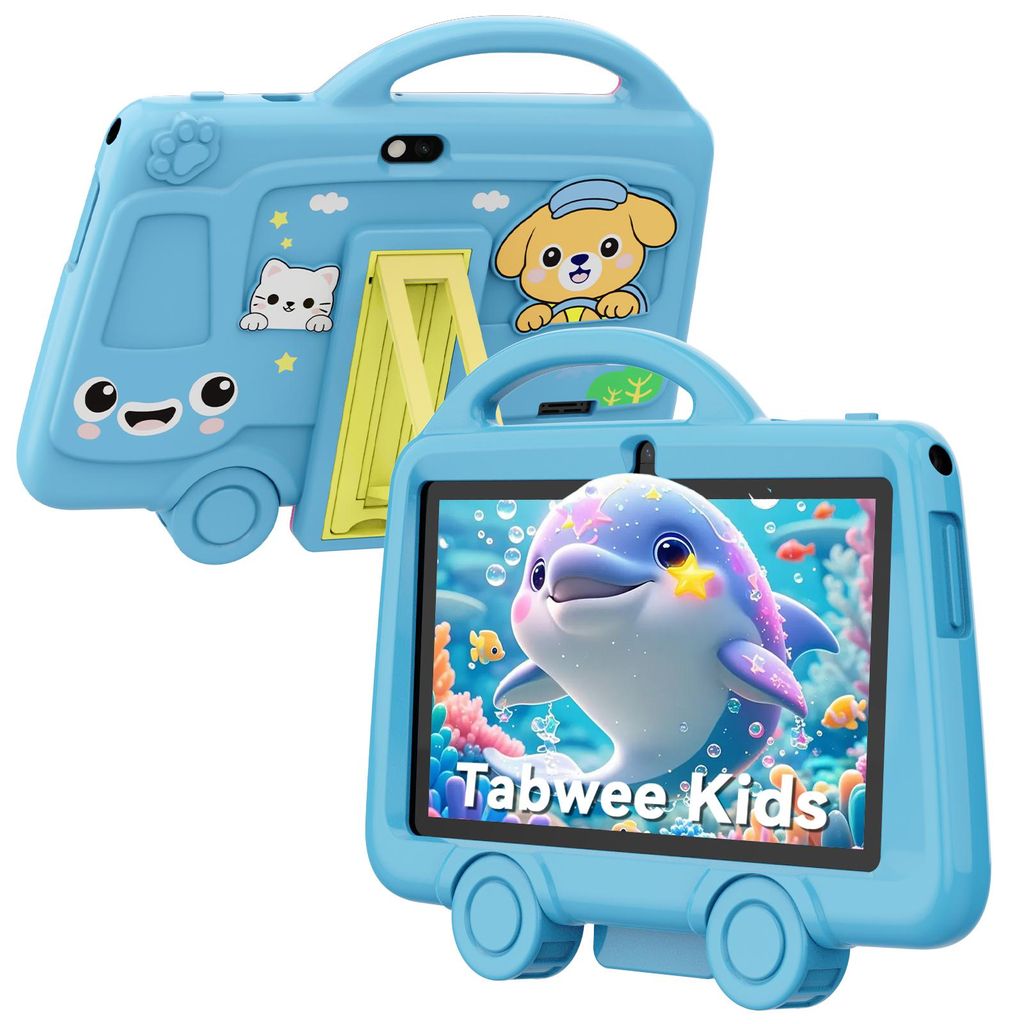 Tabwee K8 Kinder Tablet 7" , robuste Schutzhülle mit Griff Produktbild 