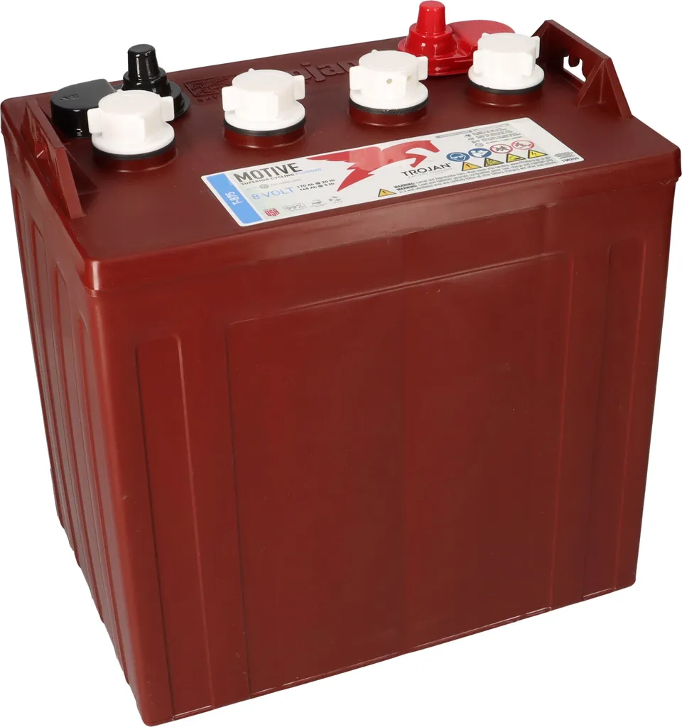 Batterie de traction Trojan T-875 8V 170Ah Deep Cycle ELPT pour Golf