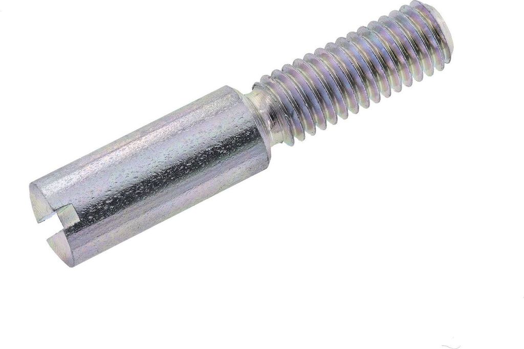 Befestigungsschraube lang, 6x30, Gewinde M5, verzinkt, für Hebel am Lenker - Simson S51, Schwalbe KR51, SR4