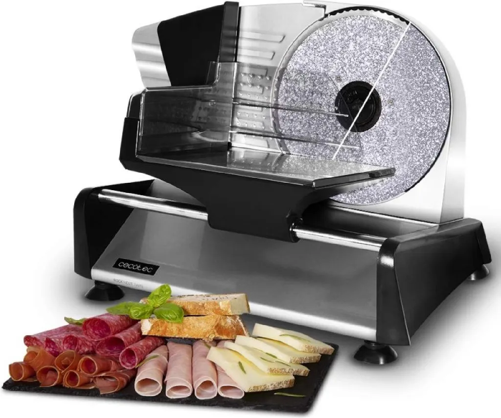 Cecotec affettatrice di carne in metallo Rock'nCut Twin