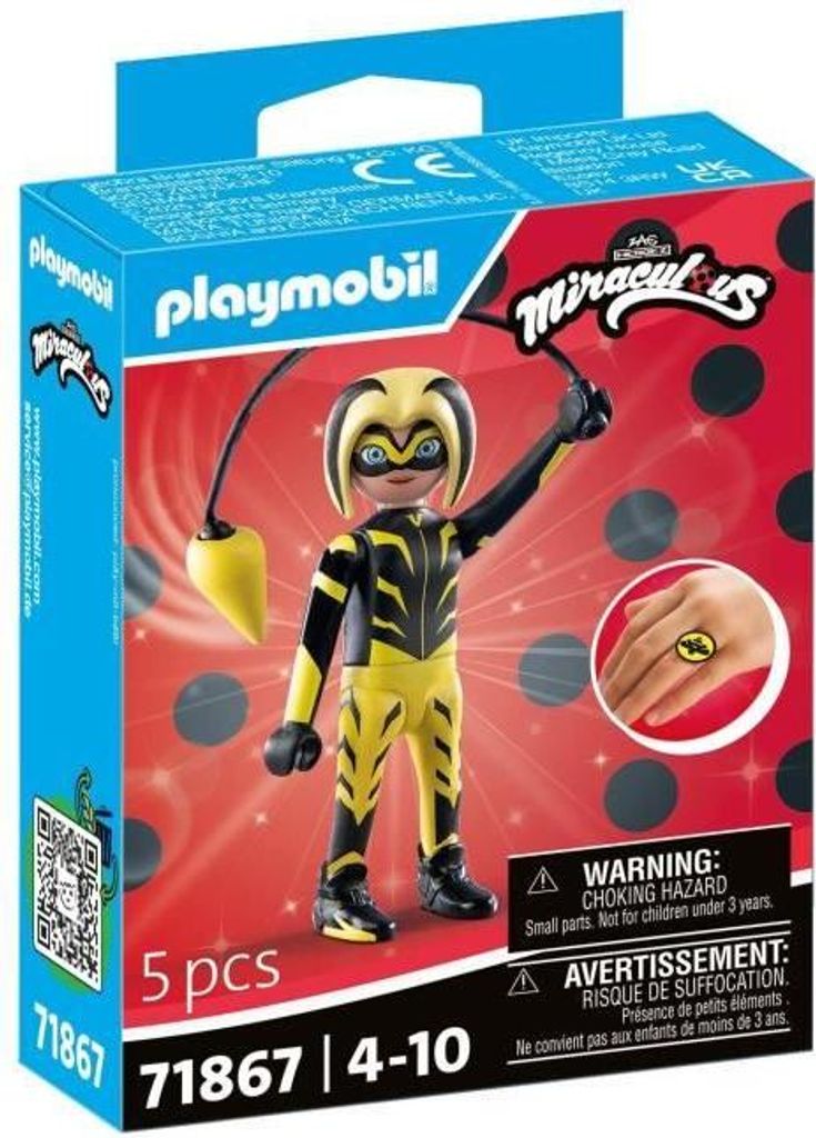 PLAYMOBIL Miraculous Vesperia Spielfigur, 5-teiliges Set, Ab 4 Jahren, Original Zeichentrickfigur