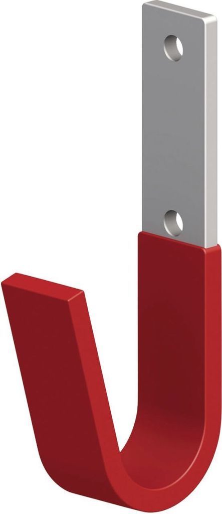 Secotec Universalhaken 6er Set - Gummiert & Flach (82x35mm) Für Gartenwerkzeug & Haushaltsgeräte