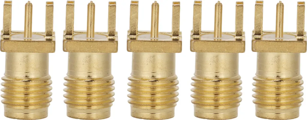 Connecteur SMA Femelle 4 Pin SMAKE Base Socket RF 100 Pièces pour PCB