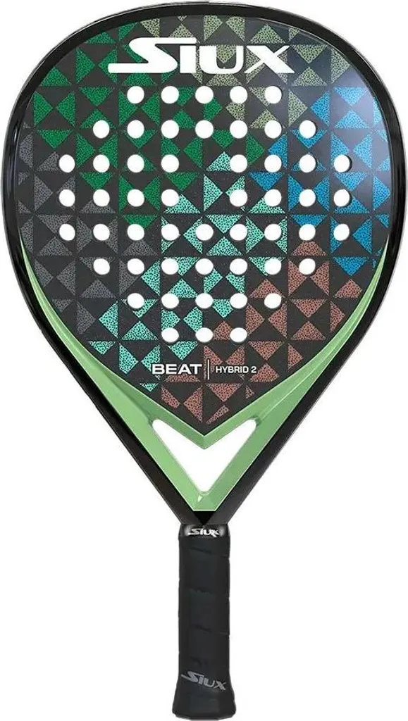 Raquette de Padel Siux Beat Hybrid 2 Argentée Pack Duo 355-375 gr