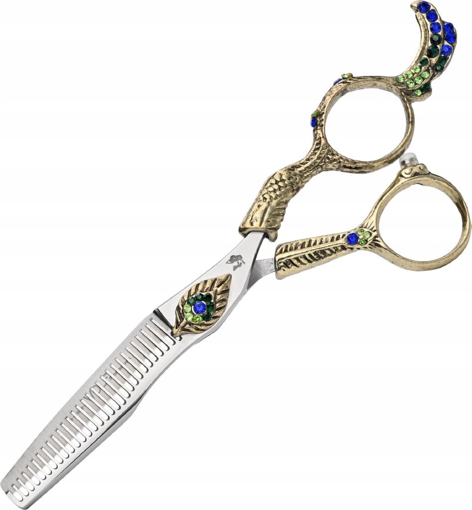WOLF Degloving Rechtshänderschere 6.0 Flame Offset Friseurschere für den Salon Professional line