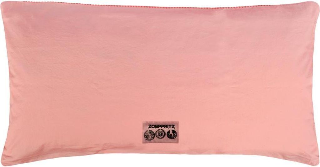 Zoeppritz Perkal-Kissenbezug Easy Farbe salmon Größe 40x80