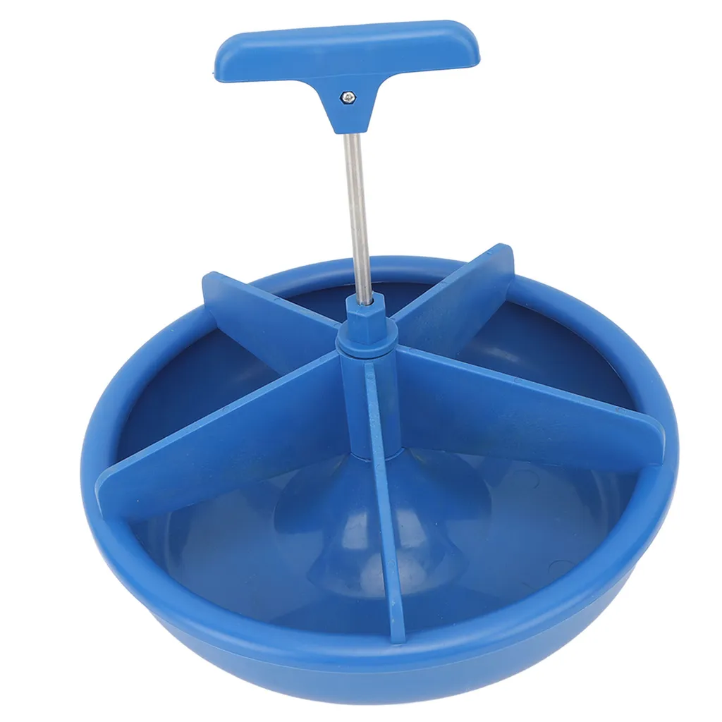 Mangeoire ronde pour porcelets avec 5 compartiments et crochets muraux - 4