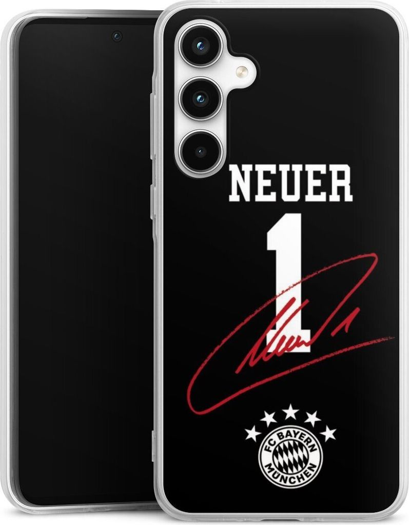 DeinDesign Handyhülle für Samsung Galaxy A35 5G Silikon Hülle Case Smartphone Schutzhülle FC Bayern München FCB Manuel Neuer