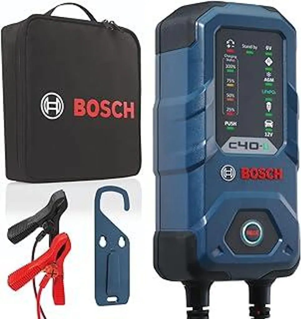 Acquista Bosch C40-Li 5A: Caricabatterie Multi-Batteria Alta Gamma