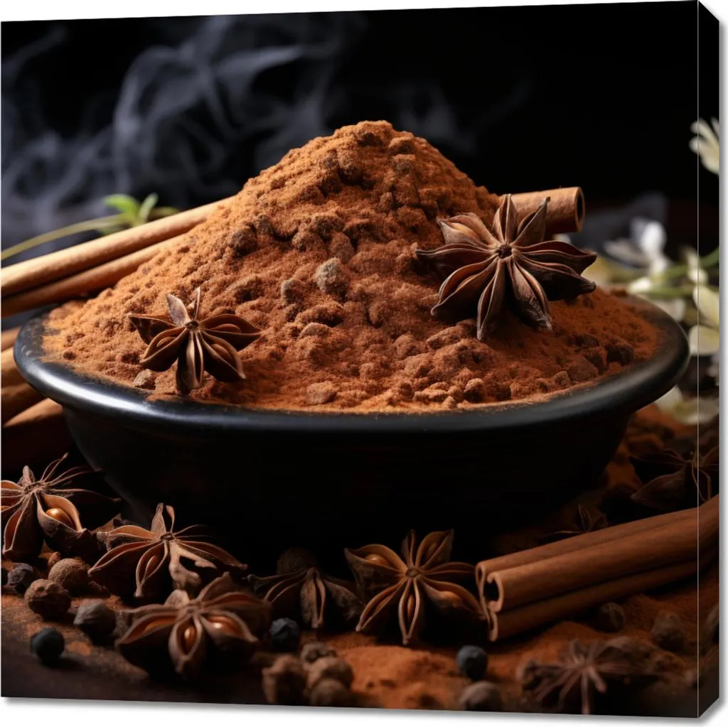 Quadro su Tela 90x90 cm Essenza dell'aroma - Atmosfera Calda Casa