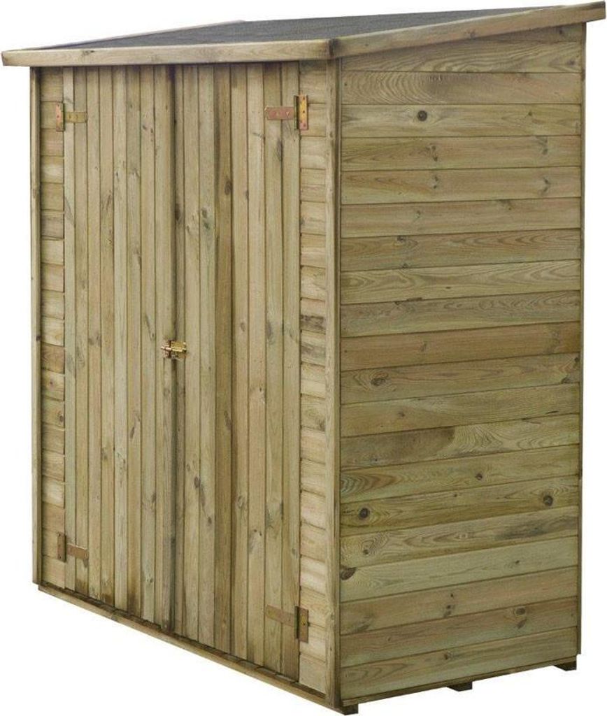 Abri jardin bois adossable "Lipki " - 1.79 x 0.9 x Image du produit 