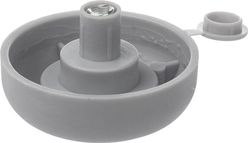 Möbelgleiter mit Höhenverstellung, 17 mm, grau