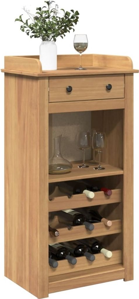 (Robust Möbel)Weinschrank Panama 57x40x111,5cm Massivholz Kiefer NEU556275 - Weinregale