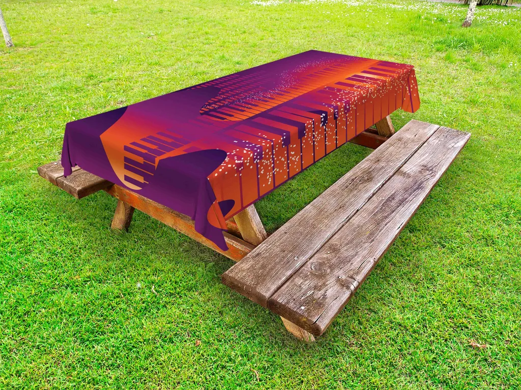 Tovaglia ABAKUHAUS 145x305 cm: Proteggi il Tavolo con Stile Musicale