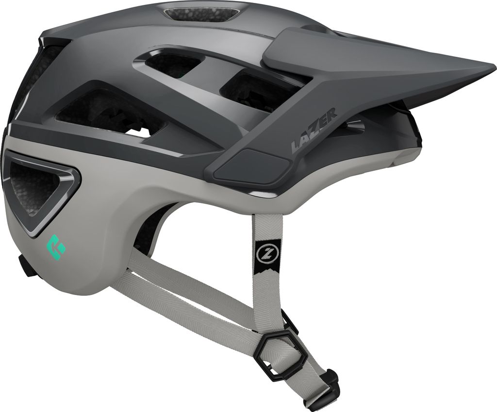 LAZER MTB-Helm Jackal KinetiCore, grau