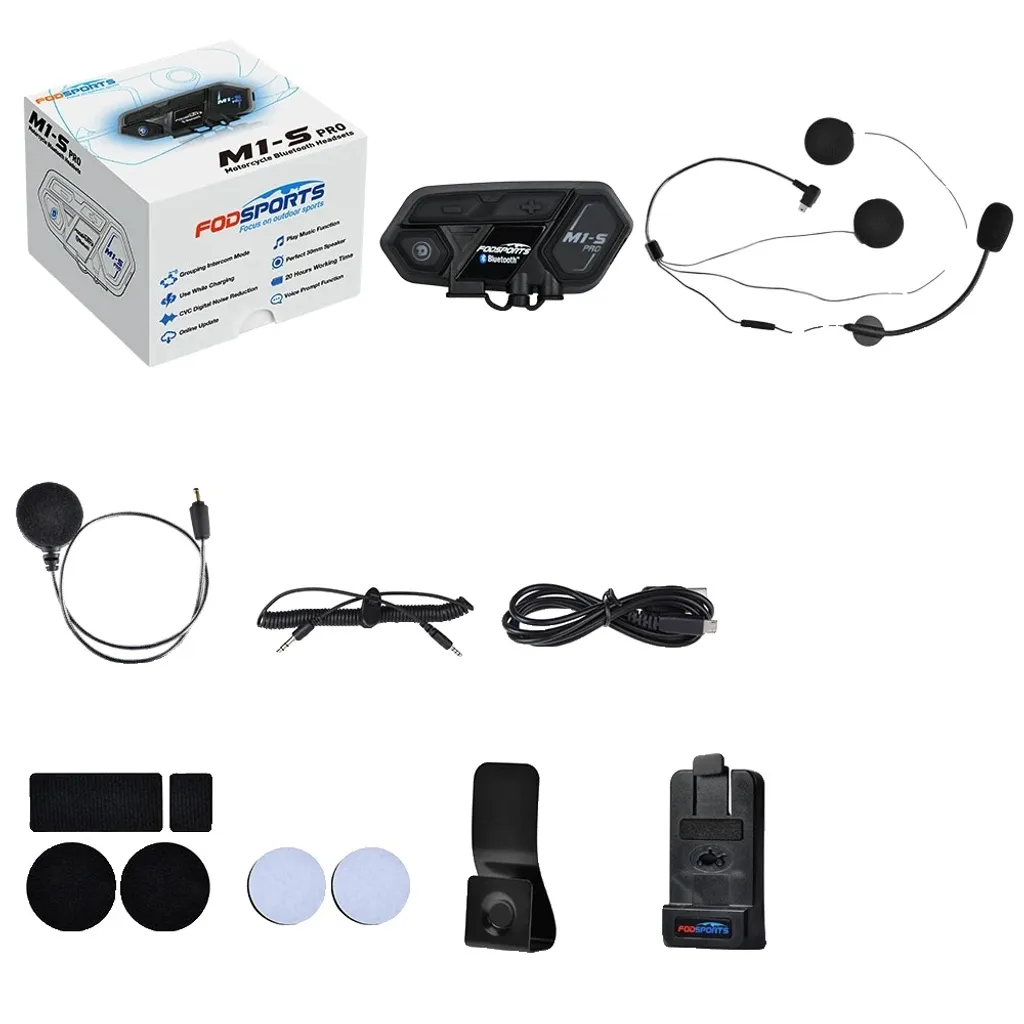 Intercom Bluetooth M1-S Pro : Ne perdez plus jamais votre groupe à moto