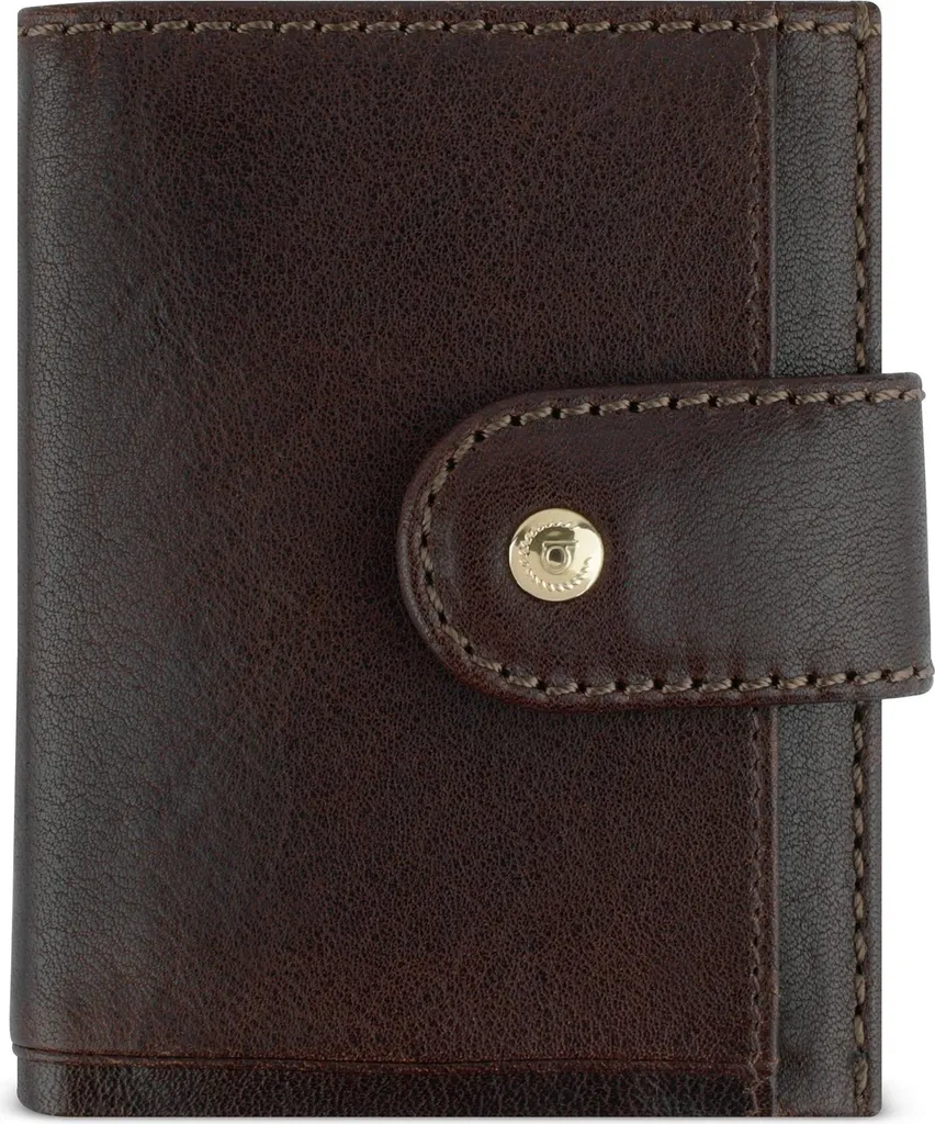 Bugatti Neaples Mini Wallet Marrone Scuro - Porta Carte in Pelle RFID