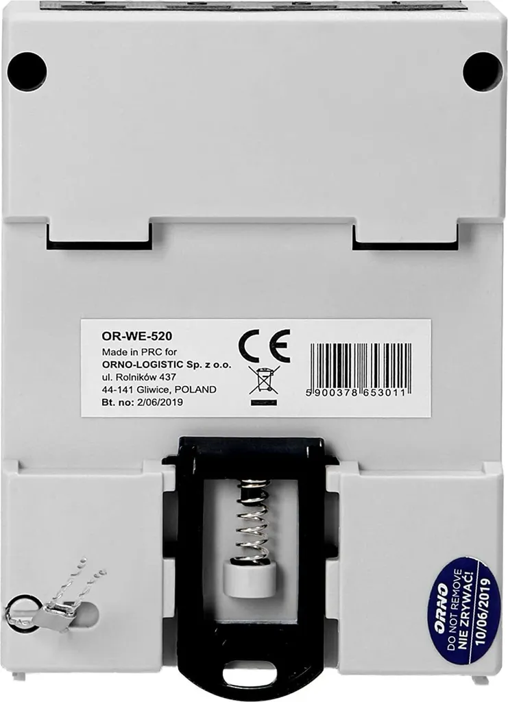 Compteur électrique triphasé 80A MID 3 modules rail DIN TH-35mm précis - 3