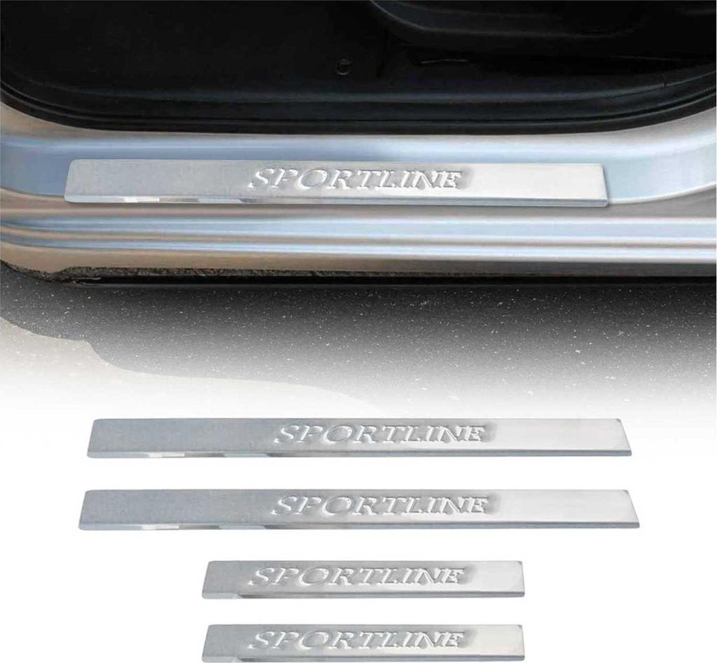 Einstiegsleisten Türschweller für VW Touareg 2002-2010 Edelstahl Silber 4tlg
