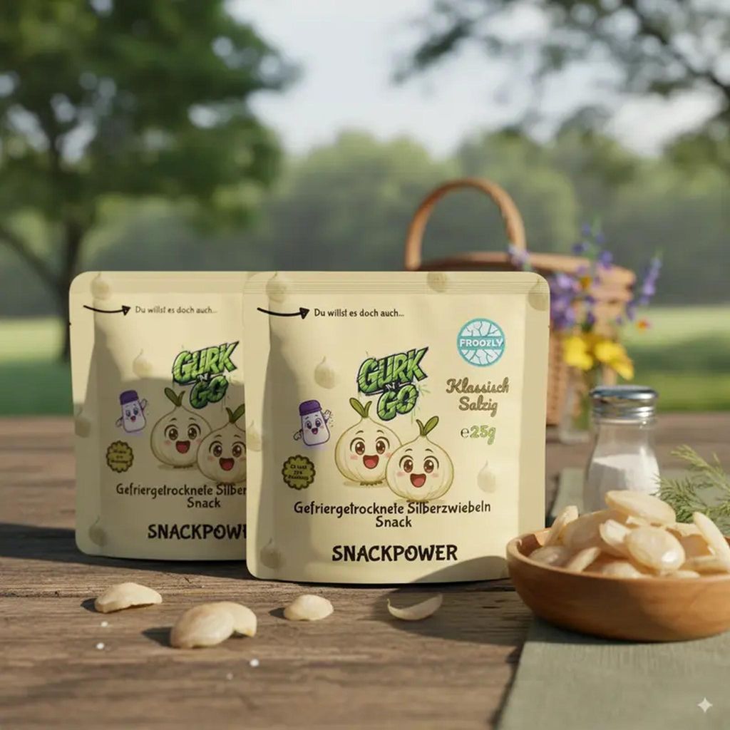 Froozly Gefriergetrocknete Silberzwiebeln Snack Klassisch Produktbild 