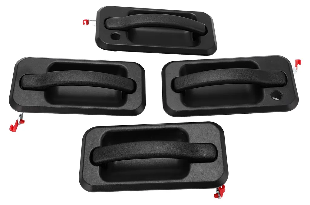 4 Poignées de porte extérieures 131609870457 pour Hummer H2 2003-2005