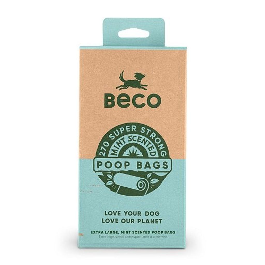 Beco sacchetti per escrementi, 270 pezzi, aroma di menta Immagine del prodotto 