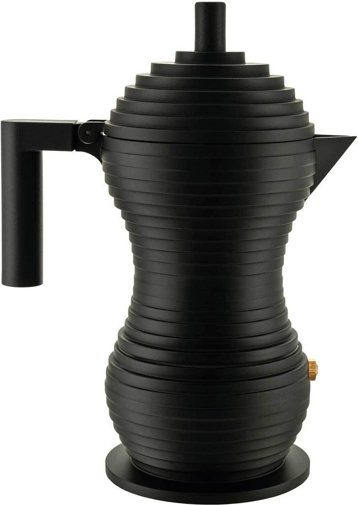 Alessi MDL02/3BB, Mokka-Kanne, Schwarz, 125 mm, 72 mm, 165 Produktbild 