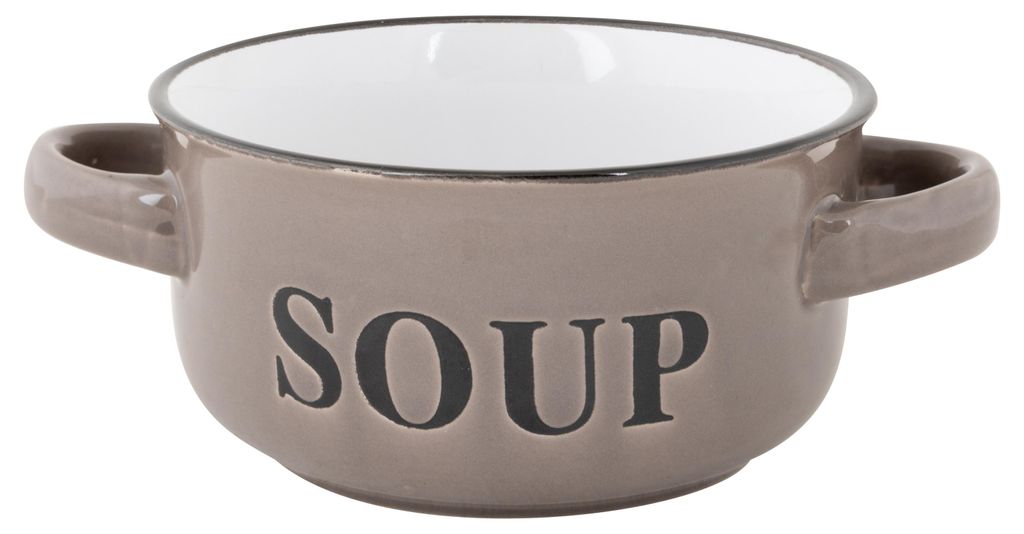 Suppenschalen Classic - taupe - 1x Stuck - 14 x 7 cm - Produktbild 