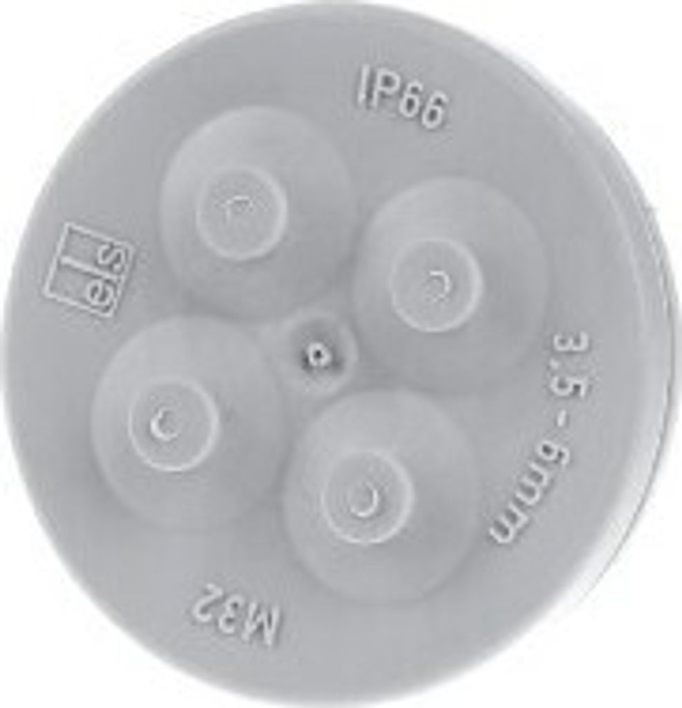 SPELSBERG Doppelmembranstutzen DMS M32/4 grau geschlossen IP66 26043301