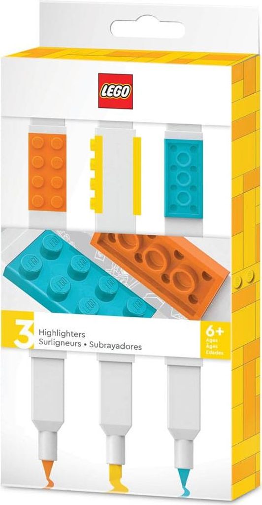 Markerki podświetlające LEGO w zestawie 3 sztuki Immagine del prodotto 