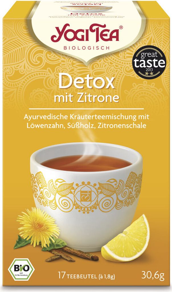 Yogi Tea Feel Pure Zitrone | 17 Beutel | Kräutertee |  | Produktbild 